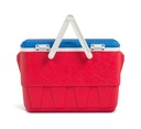 [00032980] IGLOO - Retro Picnic Basket 25 Qt Cooler - Red  Image 