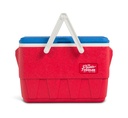 [00032980] IGLOO - Retro Picnic Basket 25 Qt Cooler - Red  Image 