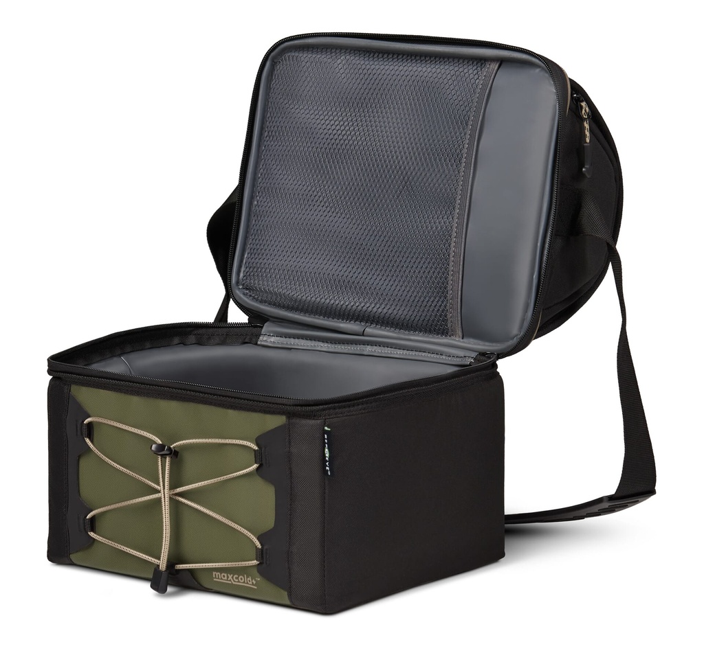 [00066290] IGLOO-16-Can Dual Compartment Insulated Gripper Lunch Bag - Olive  Image 
