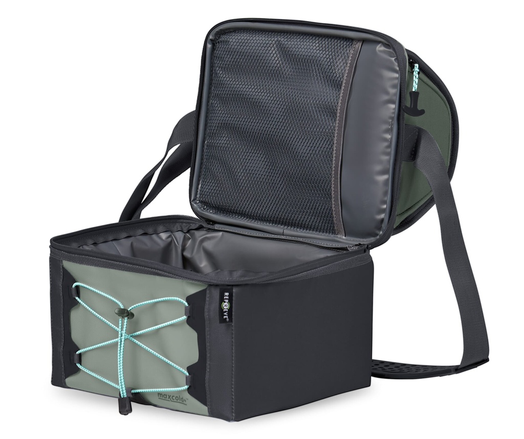 [00066292] IGLOO-16-Can Softsided Insulated Lunch Box Gripper Cooler Bag - Grey  Image 
