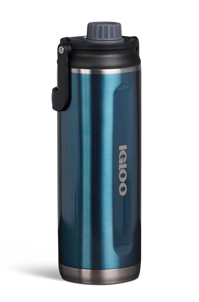 [00071096] IGLOO-46 Oz Stainless Steel Chug Bottle - Modern Blue Image 