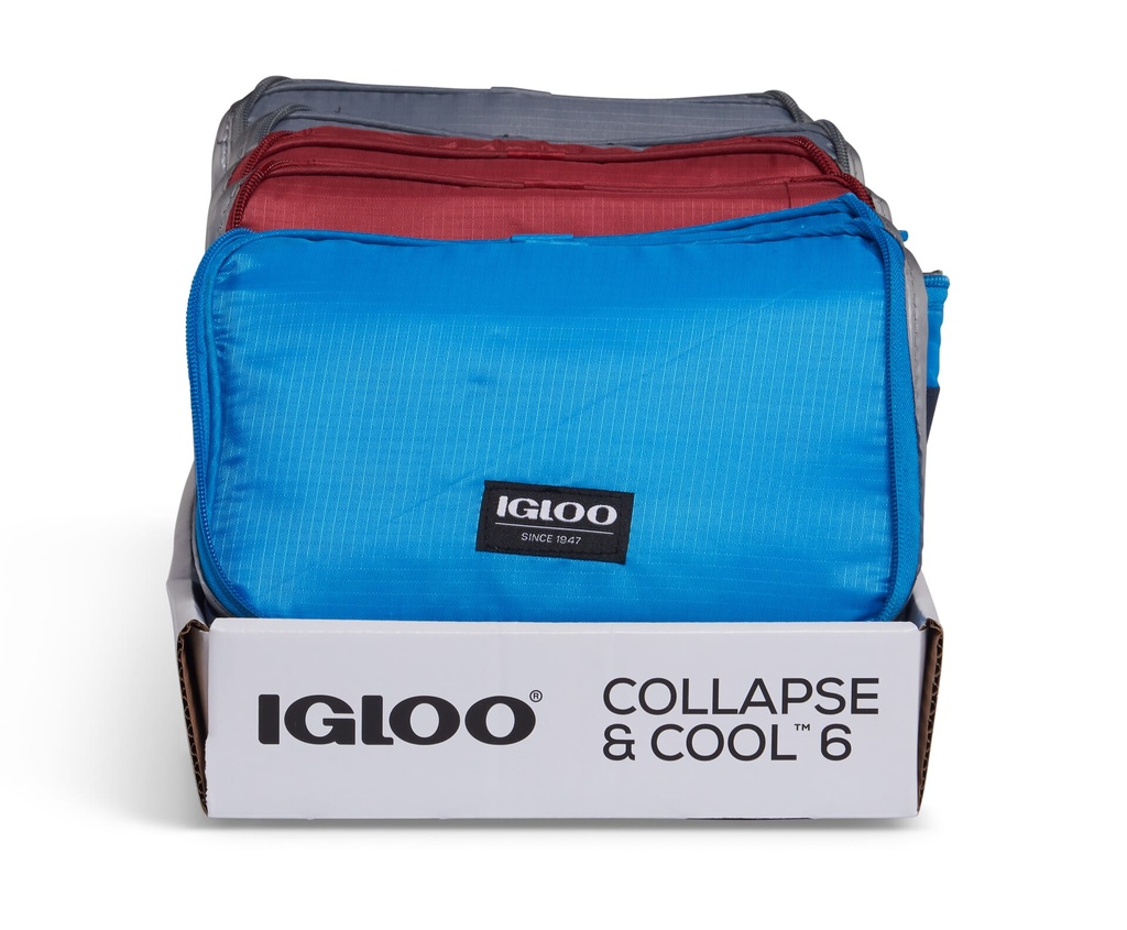 [00066484] IGLOO-Collapse & Cool 6 Solid Assortment - Blue/Black  Image 