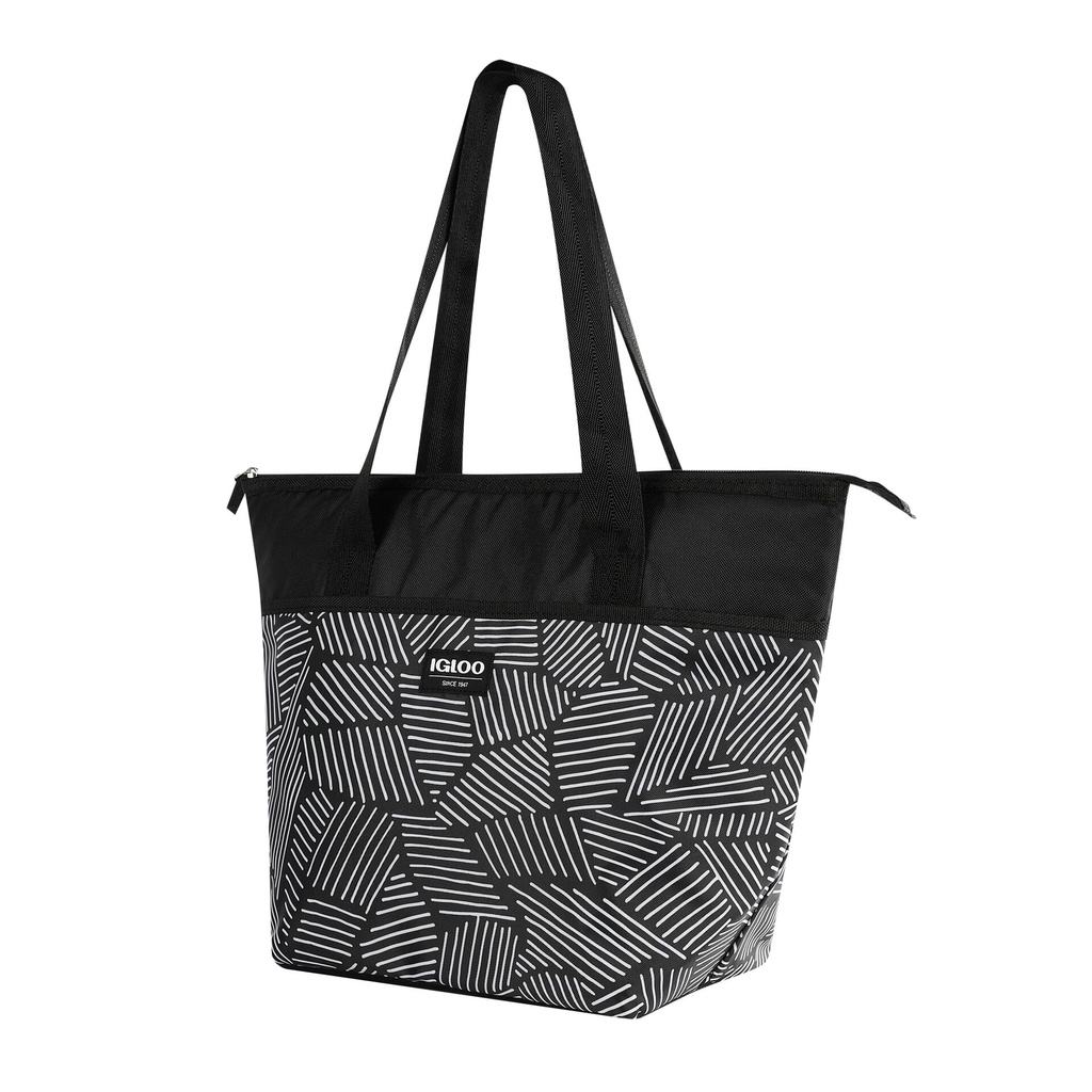 [00166256] IGLOO-Essential Tote Opp Print Basics - Black&White  Image 