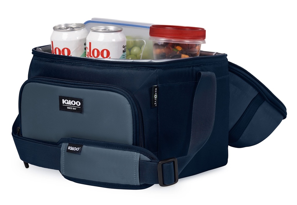 [00066126] IGLOO-Hardtop Gripper 22 Maxcold Evergreen Cooler Bag - Blue  Image 