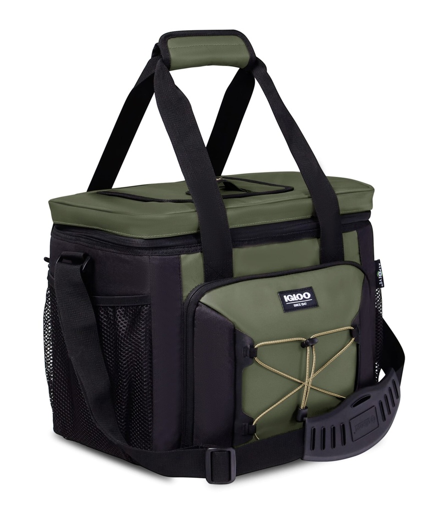 [00066302] IGLOO-Hlc 24 Maxcold Voyager Cooler Bag  - Olive Image 