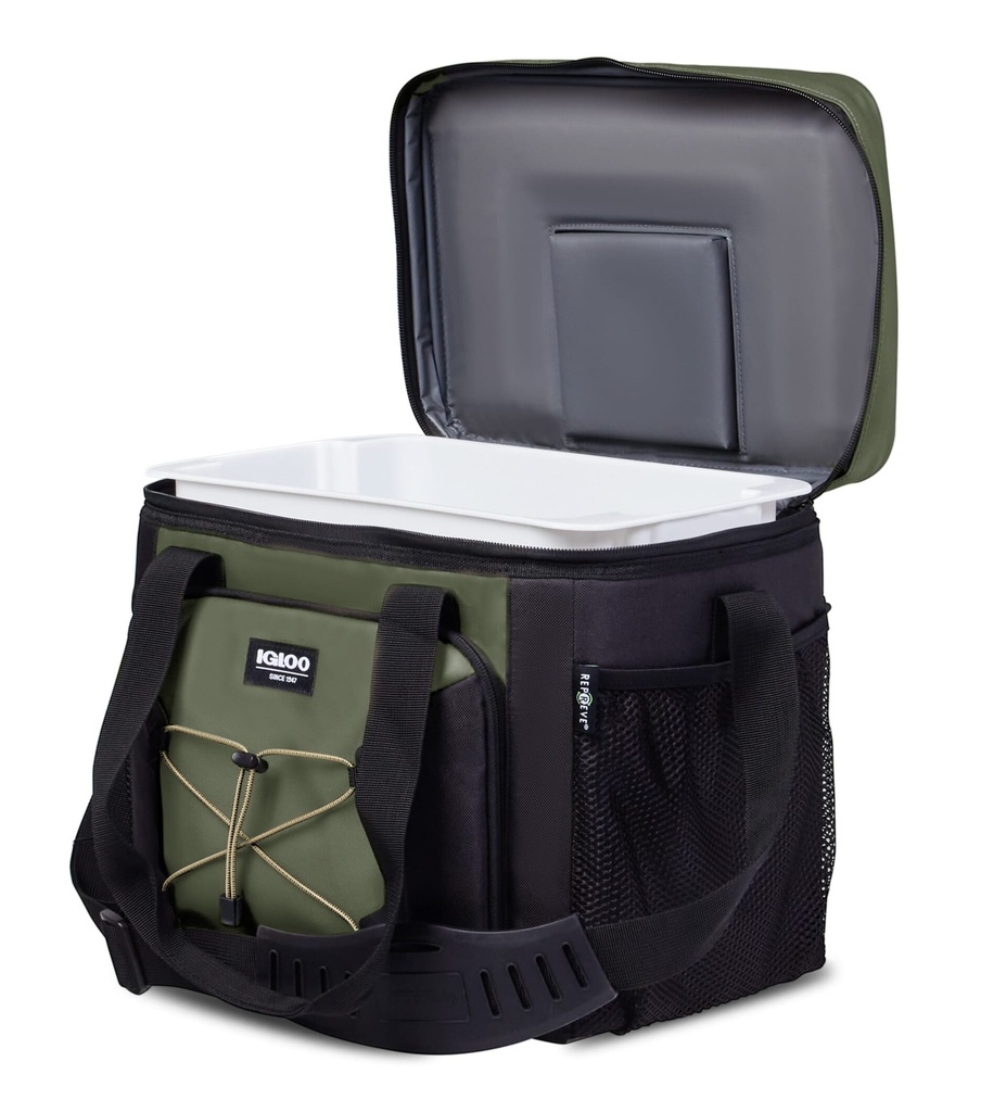 [00066302] IGLOO-Hlc 24 Maxcold Voyager Cooler Bag  - Olive Image 