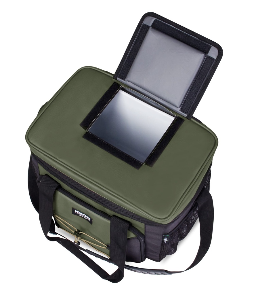 [00066302] IGLOO-Hlc 24 Maxcold Voyager Cooler Bag  - Olive Image 