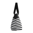 [00066242] IGLOO-Mini Essential Opp Print Basics - Black & White Stripe  Image 