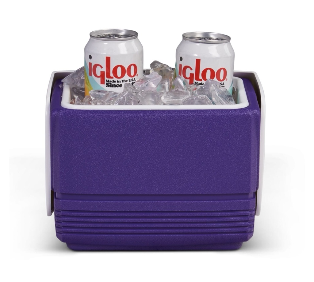 [00032798] IGLOO-Retro Playmate Mini 4 Qt Cooler - Purple  Image 