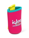 [00071000] IGLOO-Retro Soft Coolmate™ 4-Pack Can Cooler  - Dark Jade /Bold Magenta /Livewire Yellow Image 