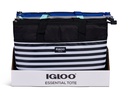 [00066489] IGLOO-Tote 14 Assortment Tote Cooler - Black/ white Stripes Image 
