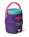 [00031414] IGLOO-Retro Barrel of Fun 2 Gallon Water Jug - Purple  Image 