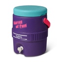 [00031414] IGLOO-Retro Barrel of Fun 2 Gallon Water Jug - Purple  Image 