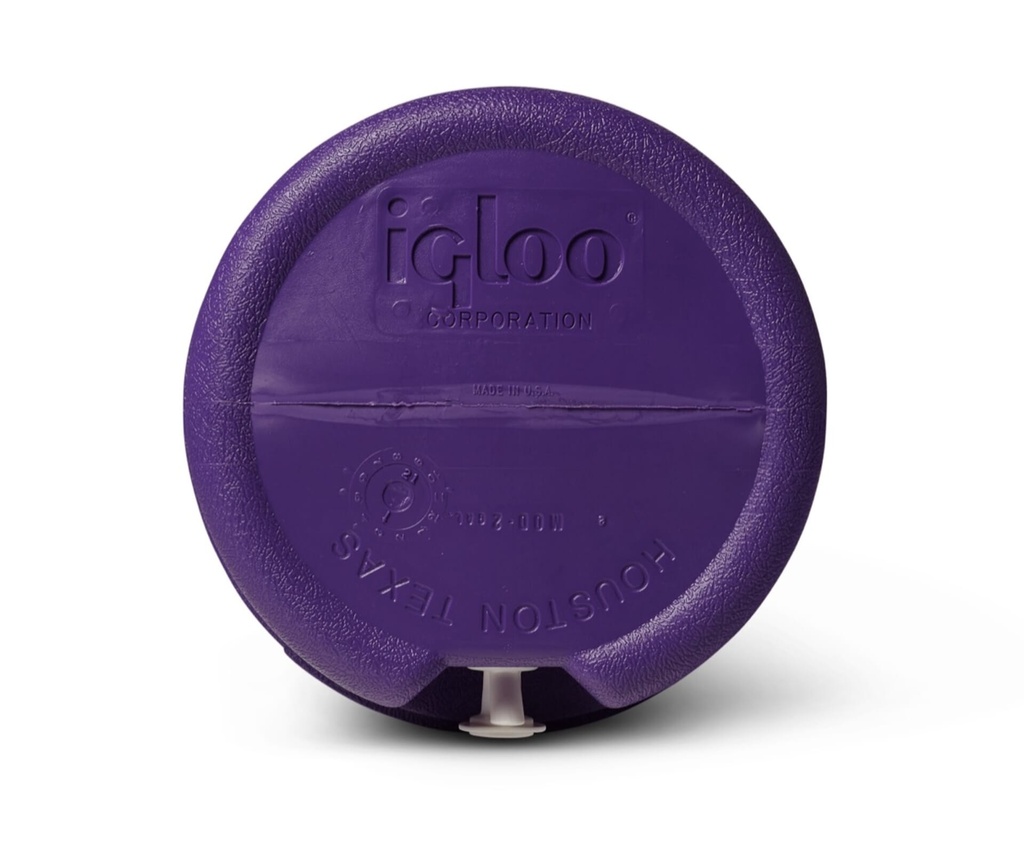 [00031414] IGLOO-Retro Barrel of Fun 2 Gallon Water Jug - Purple  Image 