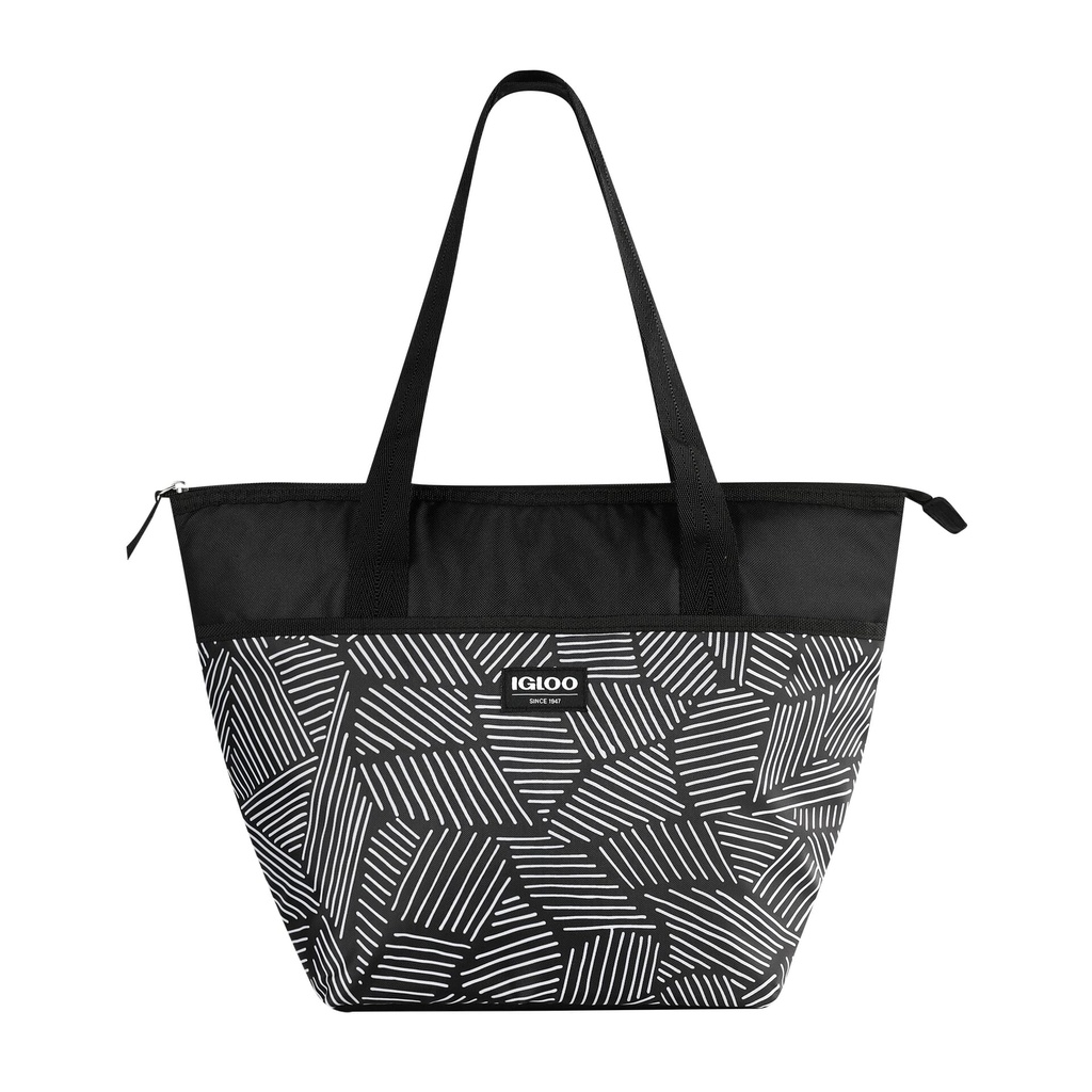 IGLOO-Essential Tote Opp Print Basics - Black&White 
