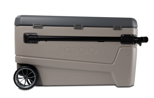 [00034686] IGLOO-Sportsman Sunset Glide 110 Cooler Box - Sandstone / Carbonite