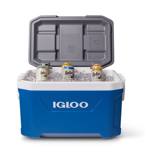 [00050338] IGLOO-Latitude 52 Cooler Box - Indigo Blue / Meteorite