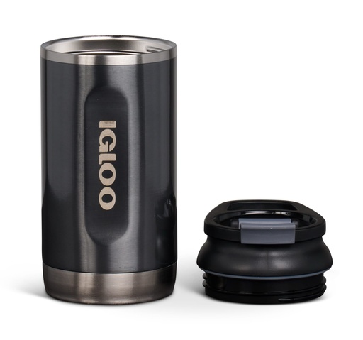 [00071063] IGLOO-12 Oz Stainless Steel Tumbler - Carbonite 