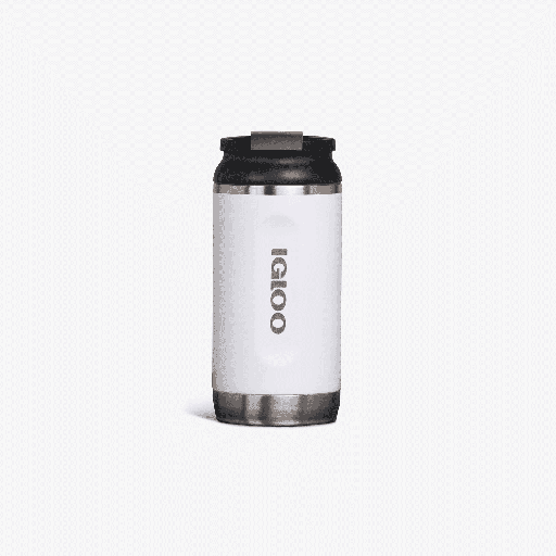 [00071062] IGLOO-12 Oz Stainless Steel Tumbler - White 