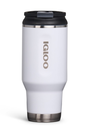 [00071077] IGLOO-32 Oz Stainless Steel Tumbler - White 