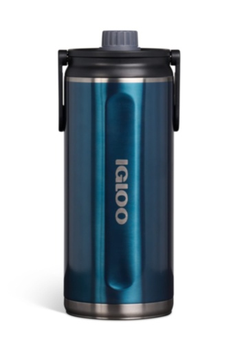 [00071102] IGLOO-80 Oz Stainless Steel Chug Bottle - Modern Blue 