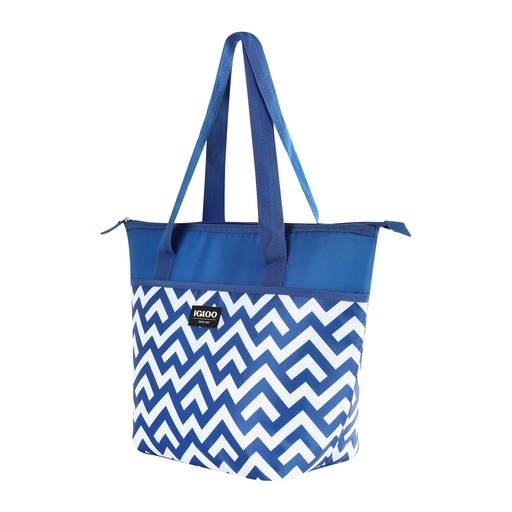 [00066258] IGLOO-Essential Tote Opp Print Basics - Blue 