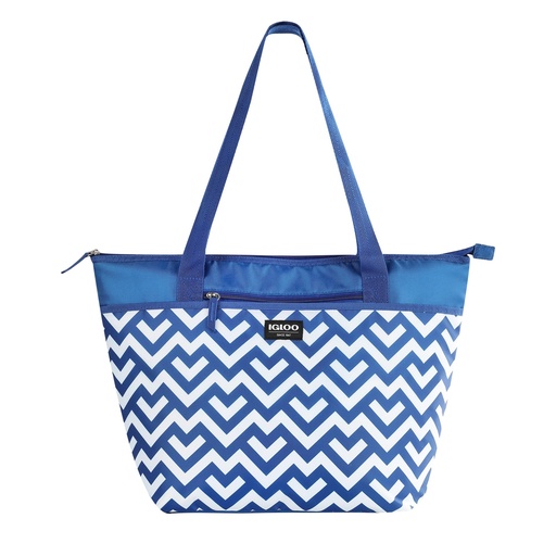 [00166270] IGLOO-30 Can Essential Tote Cooler Bag  - Blue Trellis