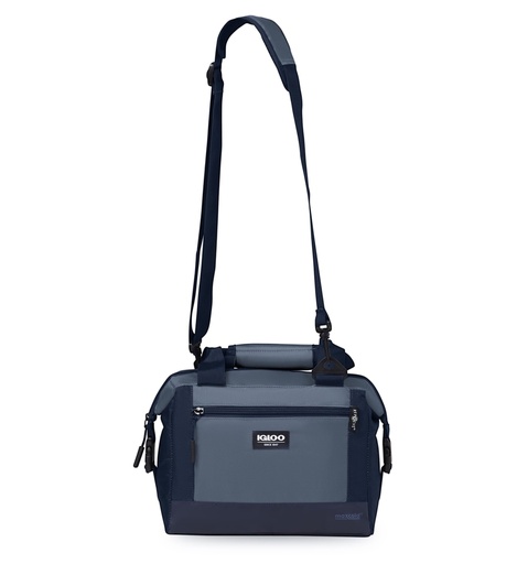 [00066150] IGLOO-MaxCold Evergreen Snapdown 12-Can Cooler Bag - Blue 