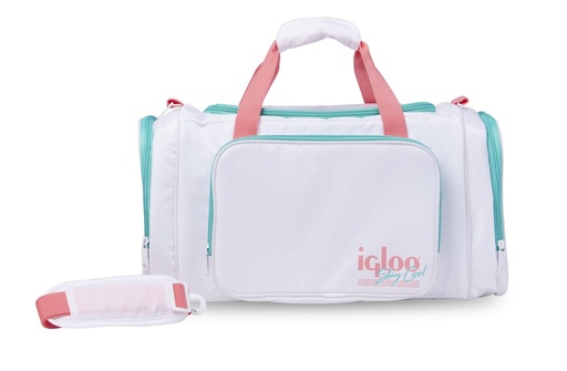 [00060935] IGLOO-Retro Duffel Bag Cooler  - White 