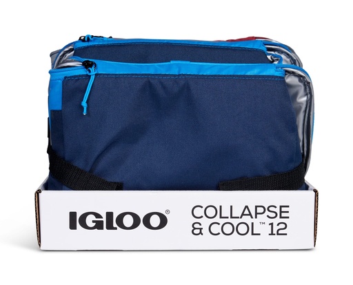 [00066485] IGLOO-Collapse & Cool 12 Solid Assortment - Blue/Black 