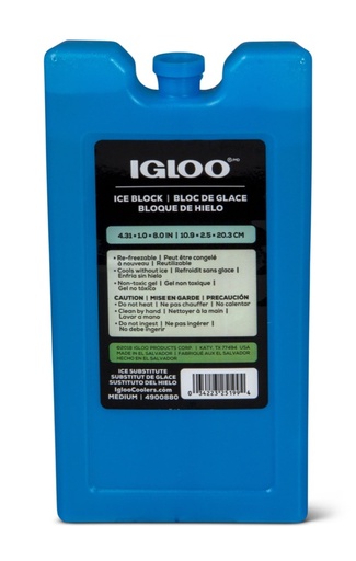 [00025199] IGLOO-Ice Block Medium - Blue  