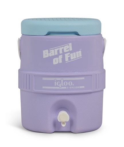 [00042340] IGLOO - Retro 2 Gallon Barrel of Fun  - Lilac 