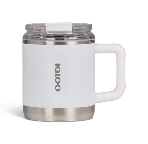 [00071231] IGLOO - 15 OZ Stainless Steel Coffee Mug  - White 