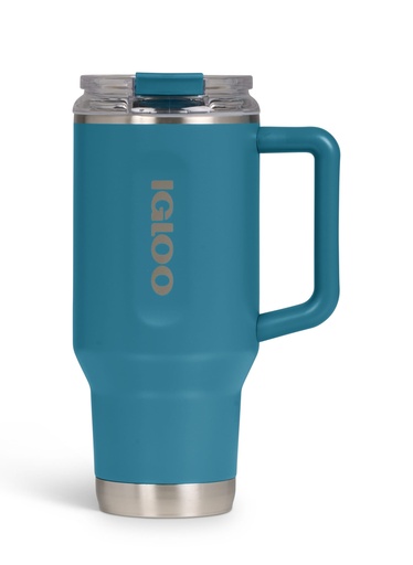 [00071223] IGLOO - 32 OZ Stainless Steel Travel Mug - Modern Blue 