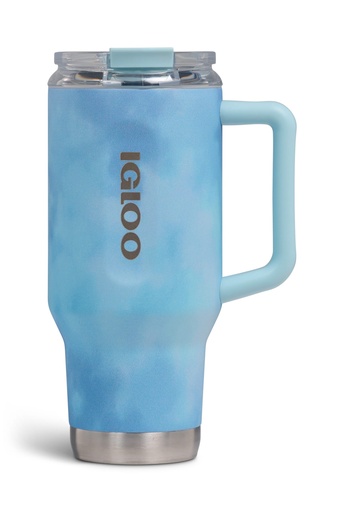 [00071309] IGLOO - 32 Oz Flip ‘n’ Sip Travel Mug - powder Blue 
