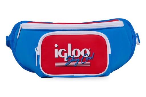 [00063079] IGLOO - Retro Fanny Pack Cooler Bag  - Coral Red 