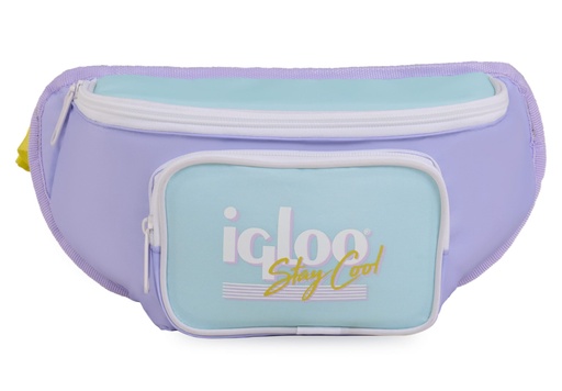 [00063078] IGLOO - Retro Fanny Pack Cooler Bag  - Lilac