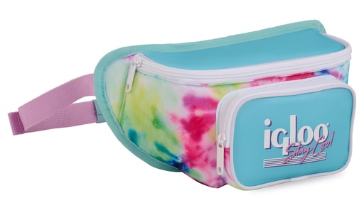 [000163081] IGLOO - Retro Fanny Pack Cooler Bag  - Tie Dye 