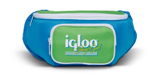 [00066059] IGLOO - Retro Fanny Pack Cooler Bag  - Blue 