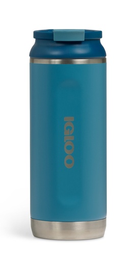 [00071386] IGLOO - 16 OZ FLIP N SIP TUMBLER - MDRN BLU.SSTL.DP BLU.MDRN BLU